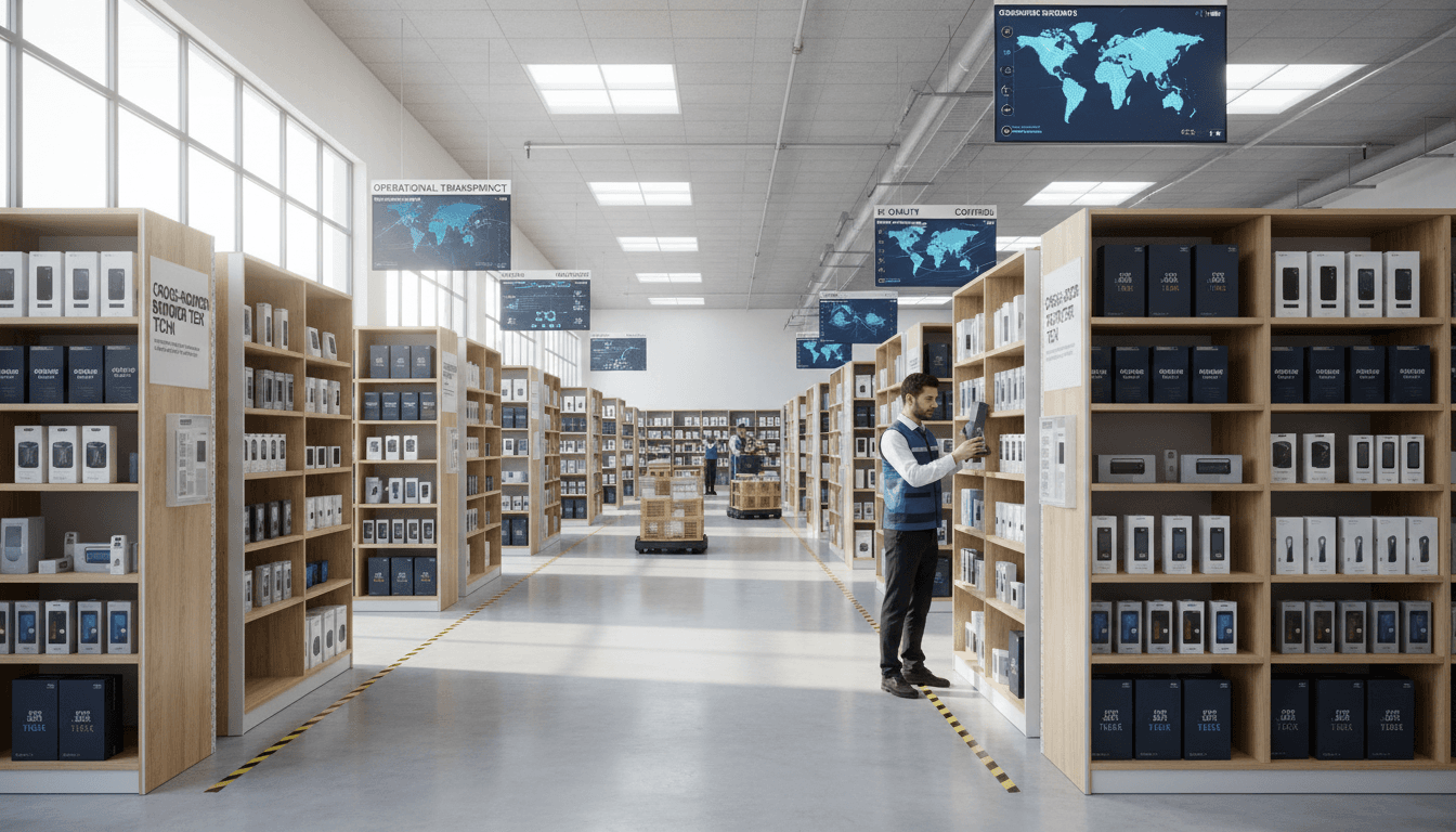 Organized warehouse inventory at A&Dees Supply Co LLC